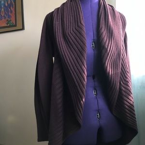 Open drapes cardigan